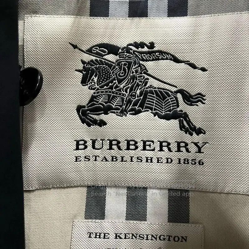 Burberry Burberry Black Cotton Long Coat for Women. Size XXS / US 00 / IT 34 - 4 Thumbnail