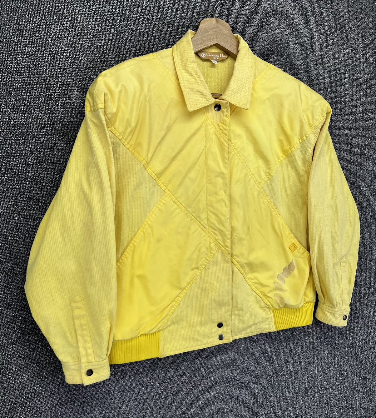 Christian Dior Monsieur Vintage 90s Christian Dior Monsieur Sport Yellow Jacket Size M / US 6-8 / IT 42-44 - 3 Thumbnail