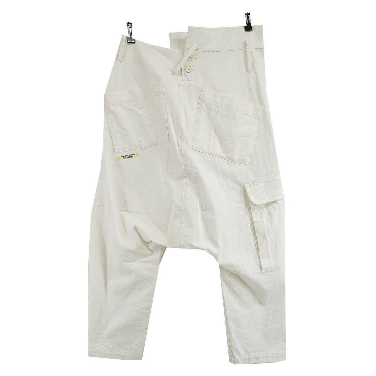 Yohji Yamamoto REGULATION Yohji Yamamoto/ Cotton sarouel pants Size US 31 - 2 Thumbnail