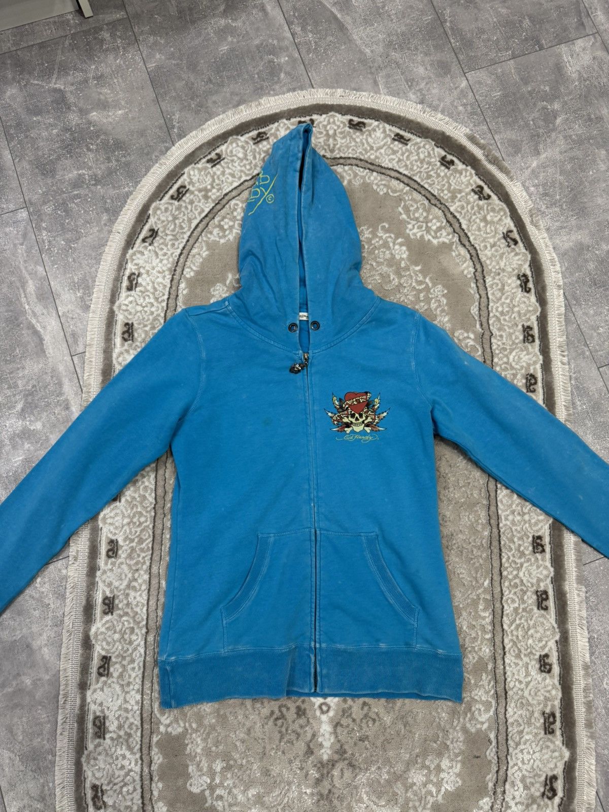 Ed Hardy Vintage Y2k Ed Hardy Suit(Pants+Zip Sweatshirt) Japanes 90’s Size L / US 10 / IT 46 - 17 Thumbnail