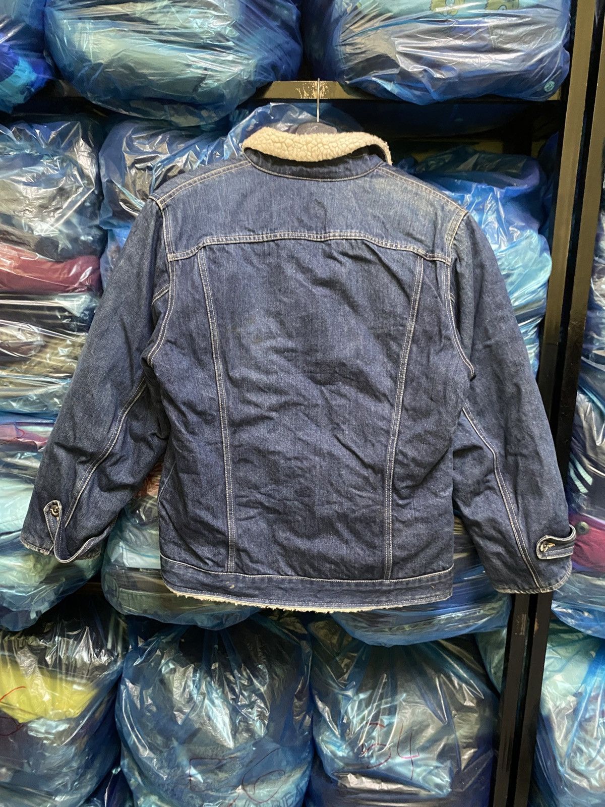 Japanese Brand Vintage Simple Life by Renown Sherpa-Lined Denim Jacket Size US S / EU 44-46 / 1 - 12 Thumbnail