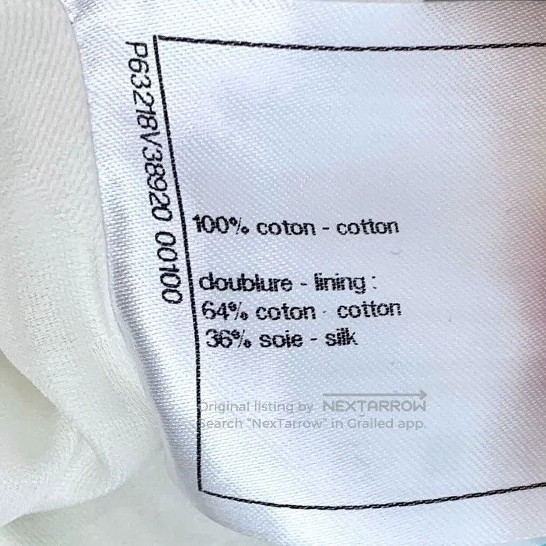 Chanel Chanel White cotton V-neck double-breasted sleeveless vest Size XS / US 0-2 / IT 36-38 - 8 Thumbnail