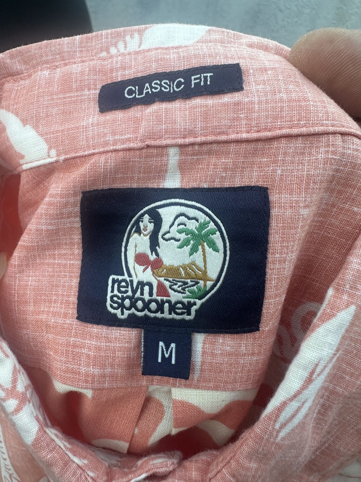 Reyn Spooner Reyn Spooner Classic Orange Miyasaki Japan Men's M Size US M / EU 48-50 / 2 - 4 Thumbnail