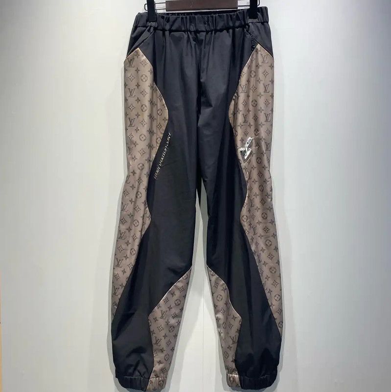 Louis Vuitton Louis Vuitton Casual Black Pants for Men 0089 Size 23" - 1 Thumbnail
