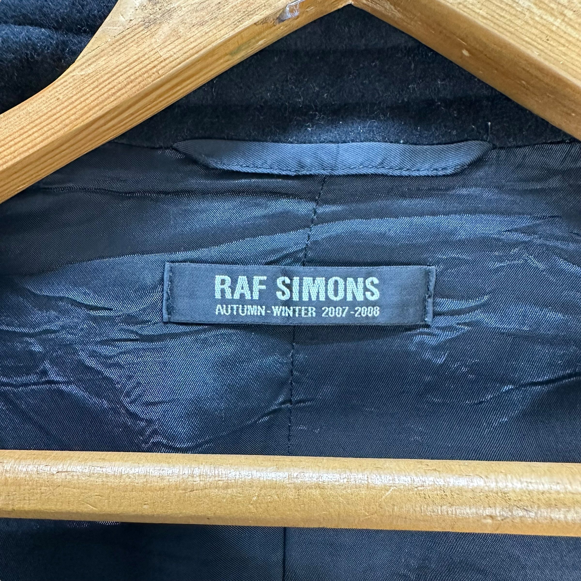Raf Simons Raf Simons AW 07-08 Extrafine Wool Bomber Jacket #A18-0423 Size US S / EU 44-46 / 1 - 11 Thumbnail