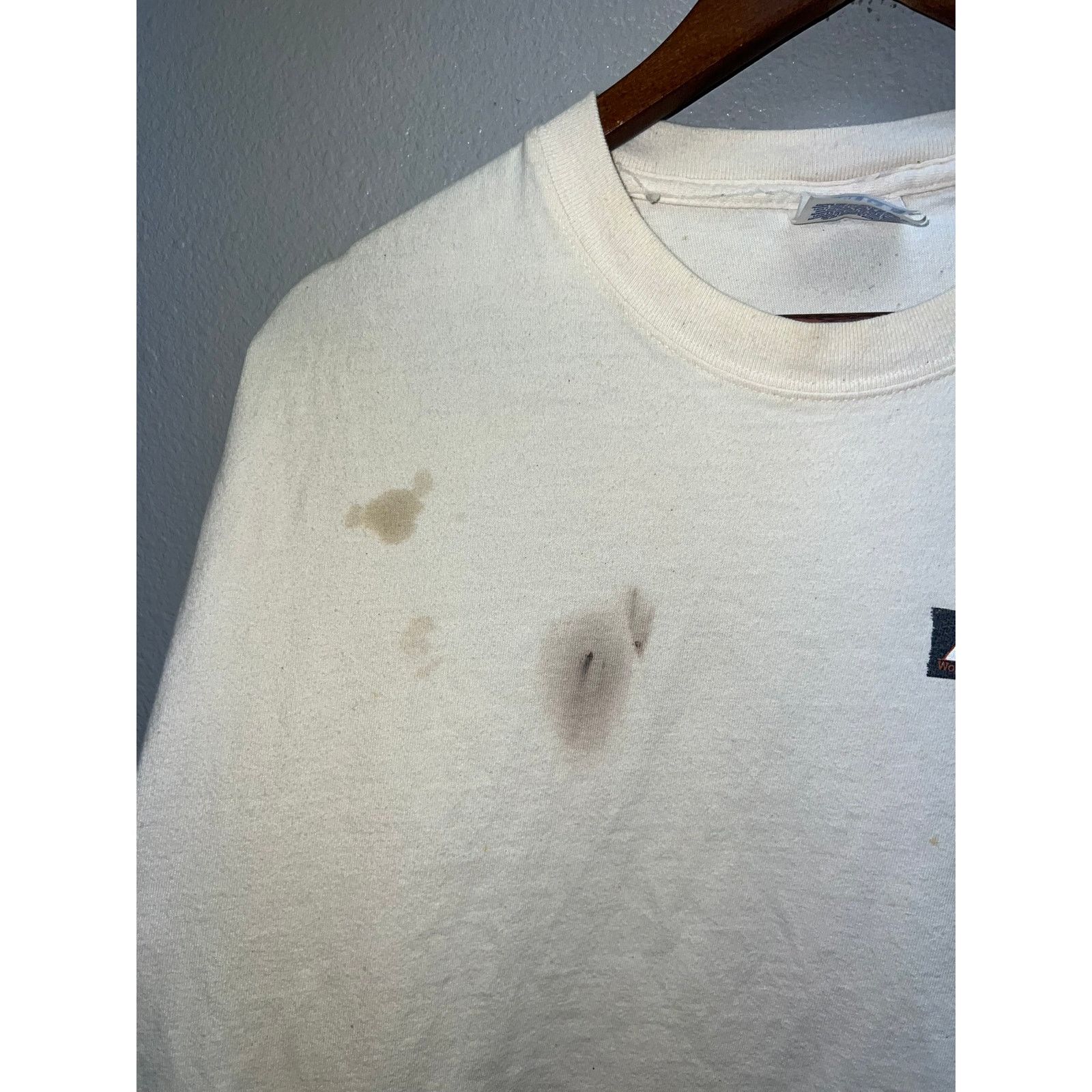 Hanes Vintage Native American Shirt Reese Tipis Teepee Stained Tee Size US XL / EU 56 / 4 - 5 Thumbnail