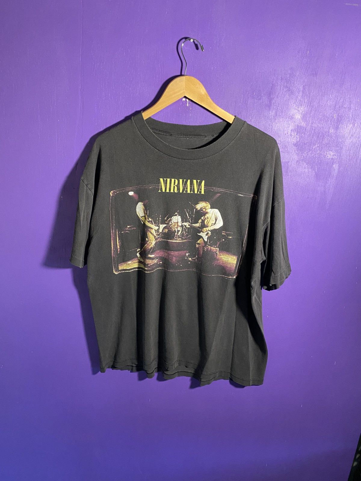 Vintage 1996 Nirvana muddy banks tour tee