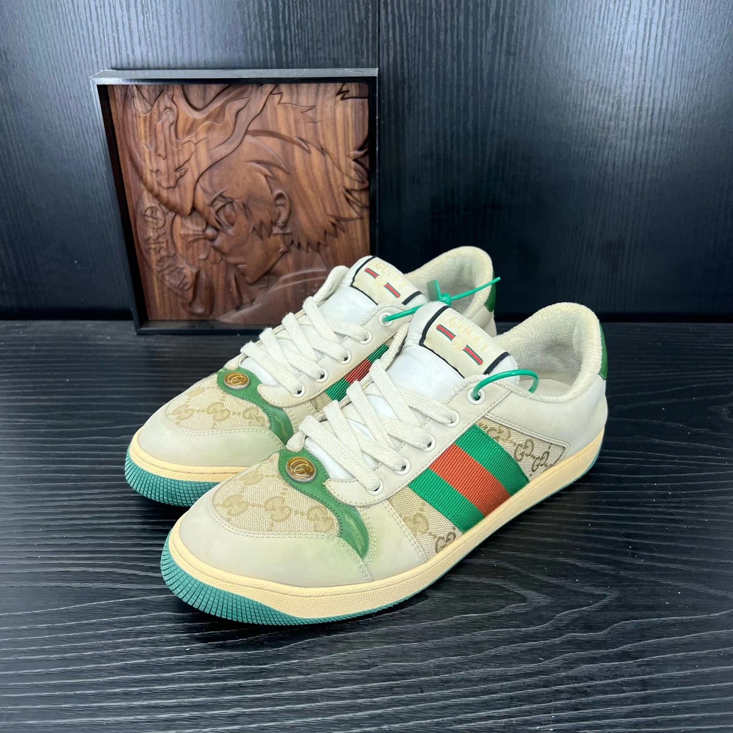 Gucci Gucci Rhyton Distressed Gray Green Size 9 (43) Size US 10 / EU 43 - 1 Thumbnail