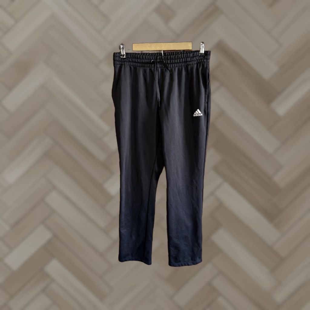 Adidas Adidas Womens Black Sweatpants Athletic Drawstring Size S Pants Regular Activewear Womens Sweatpants Black Drawstring Adidas S Size 28" / US 6 / IT 42 - 1 Thumbnail