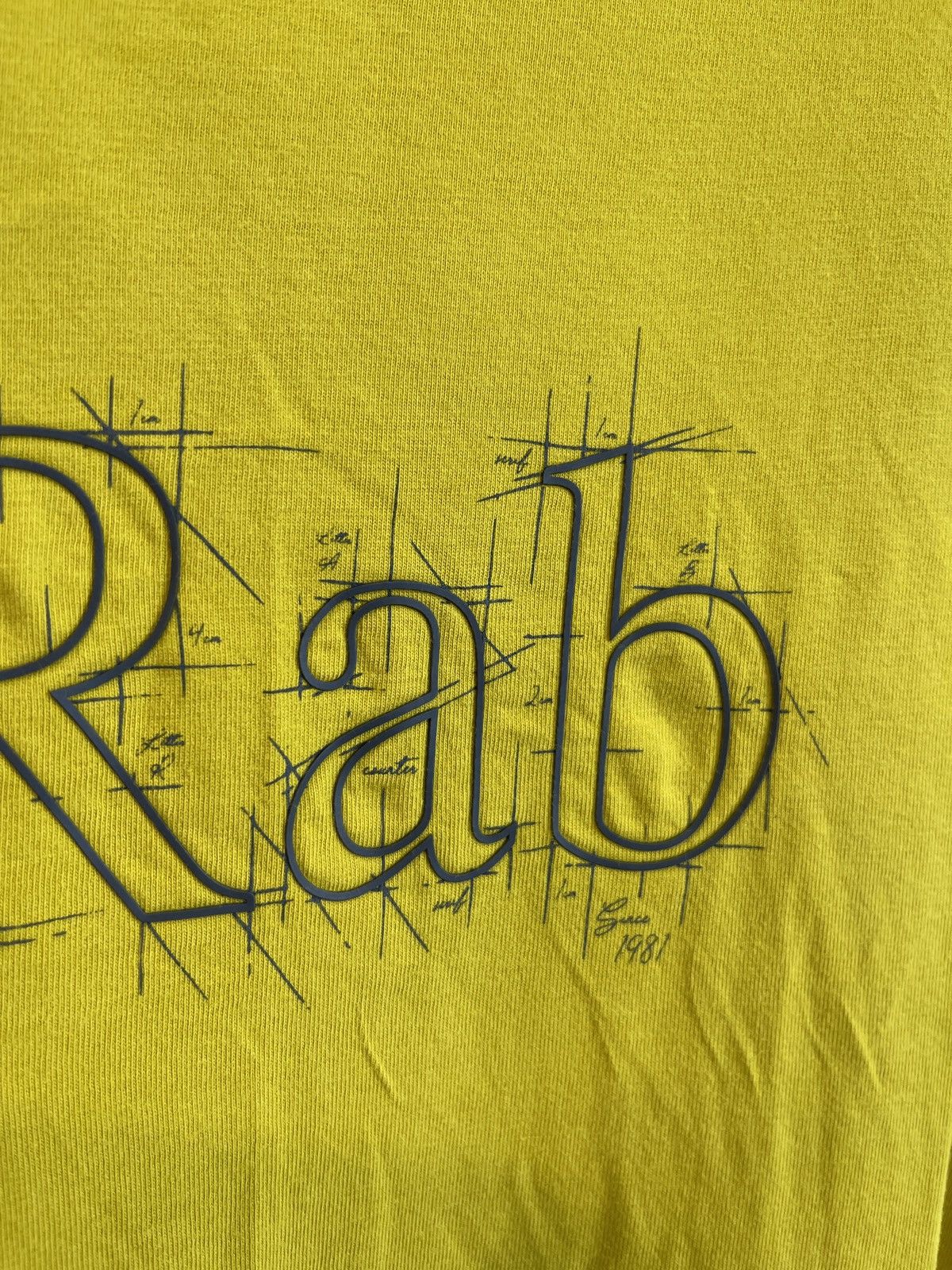 Rab Rab tee t-shirt yellow men’s XXL Size US XXL / EU 58 / 5 - 5 Thumbnail