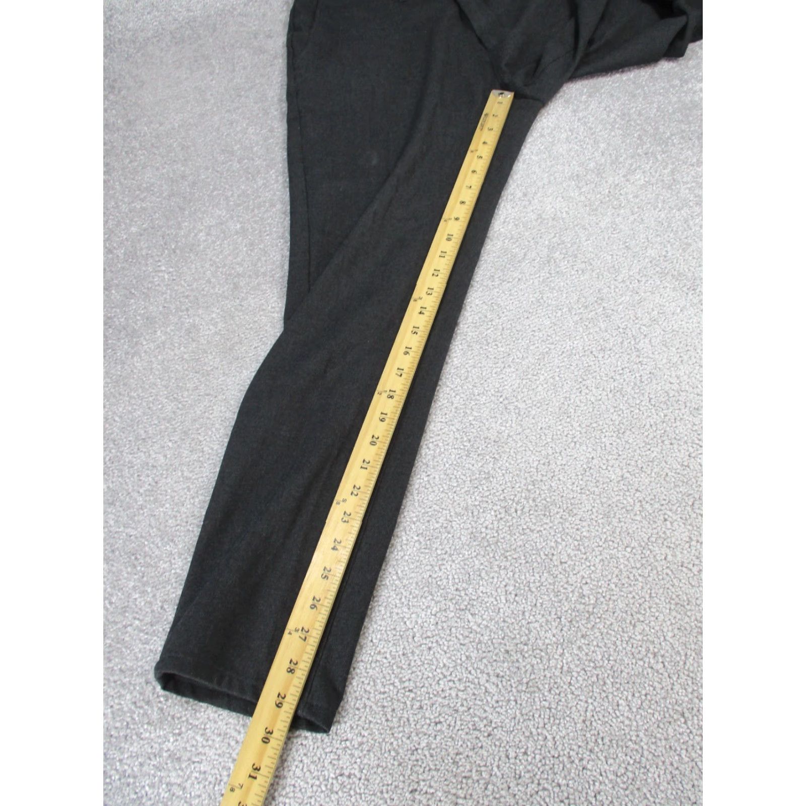 Zara Zara Pants Mens 34 Gray Taper Leg 29" Dress Pants Preppy Regular Knit Flat Front Zip 29" Inseam Mens Pants Gray, 34, Tapered Leg Size US 34 / EU 50 - 6 Thumbnail