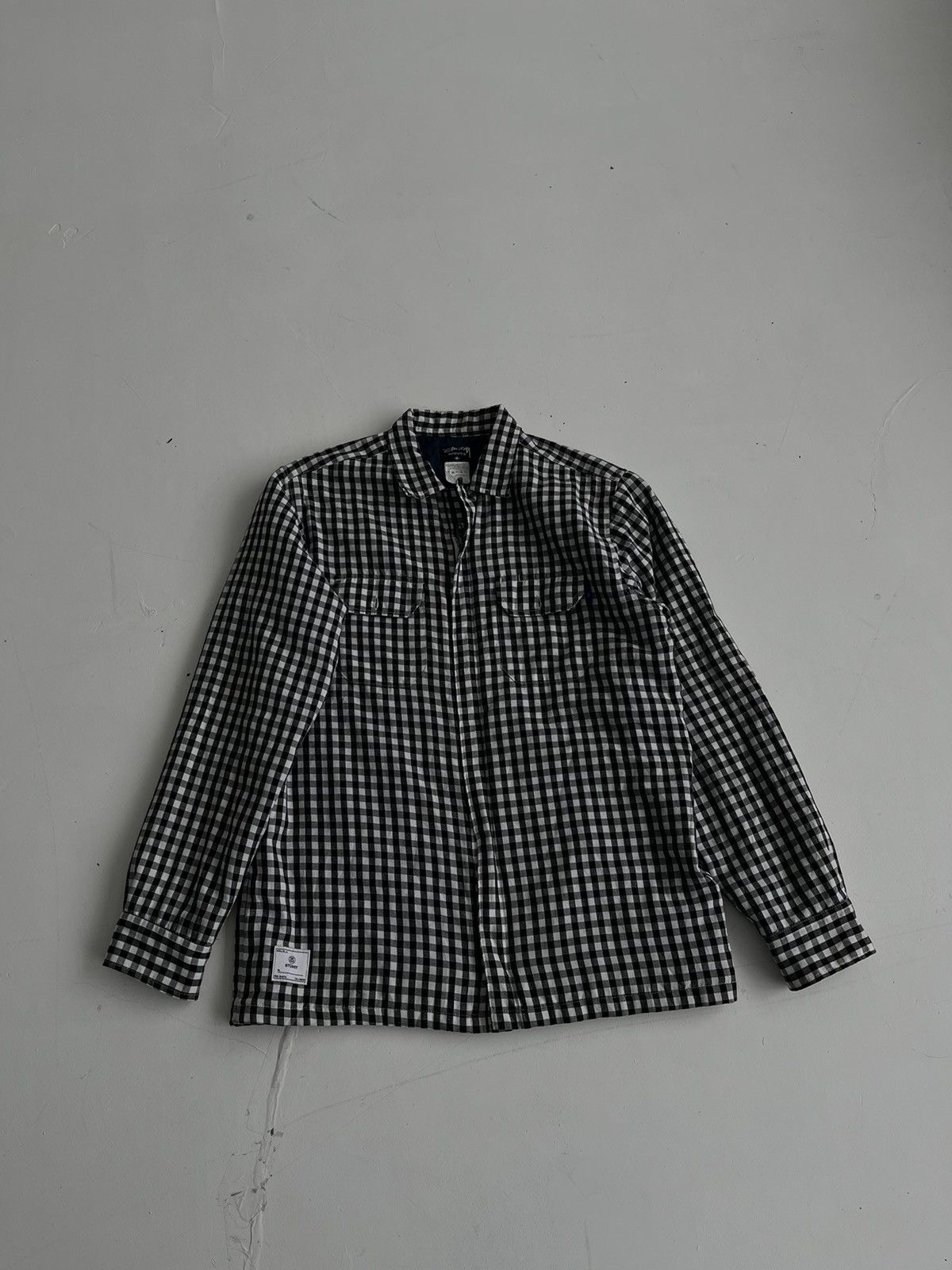 Stussy Vintage 90s Stussy Plaid Insulated Flannel Jacket zip shirt Size US M / EU 48-50 / 2 - 4 Thumbnail