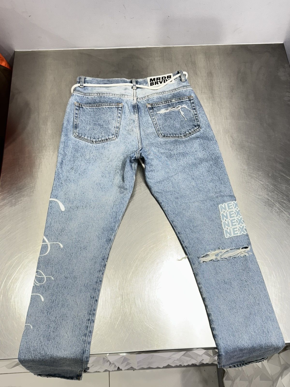 Bravado × Off-White Off white x Murder bravado Size US 30 / EU 46 - 9 Thumbnail