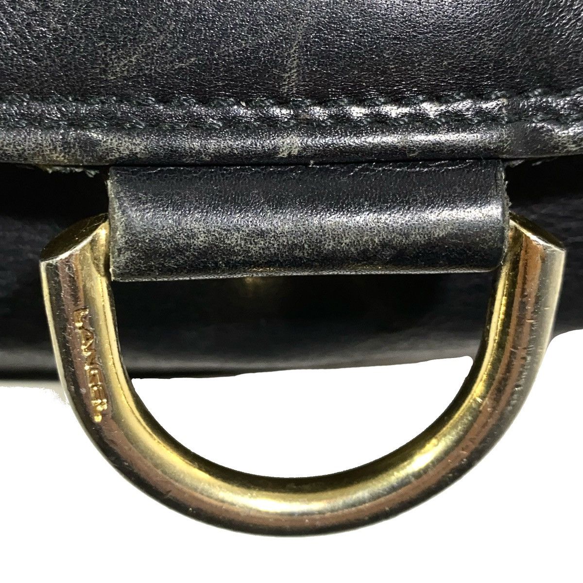 Lancel Sac À Main Bandoulière Cuir Noir Vintage Lancel Size ONE SIZE - 6 Thumbnail