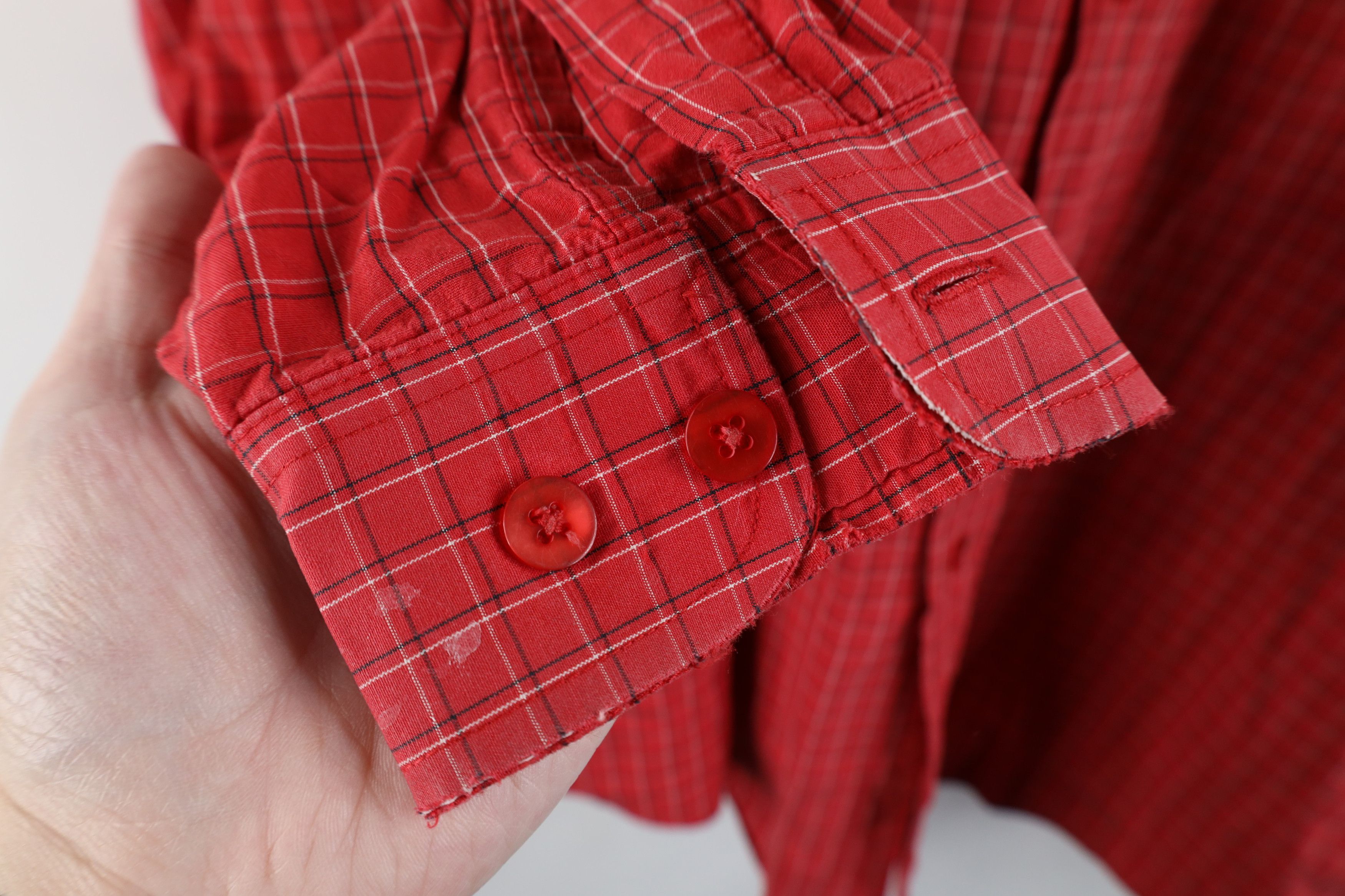 Vintage Vintage 90s Ohio State University Button Down Shirt Plaid Size US L / EU 52-54 / 3 - 7 Thumbnail