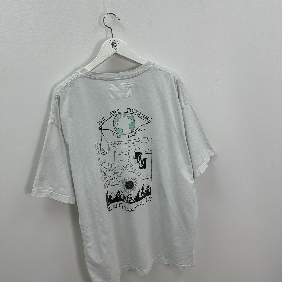 Designer Story MFG We are poisoning the earth Plant Life tee 2019 Size US XL / EU 56 / 4 - 5 Thumbnail