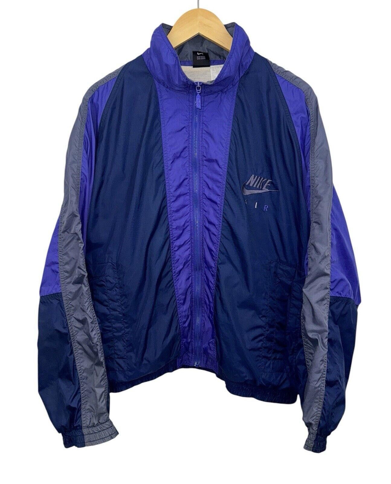 Nike Vintage Nike Air Embroidered 90s Track Jacket Windbreaker L Size US L / EU 52-54 / 3 - 2 Thumbnail