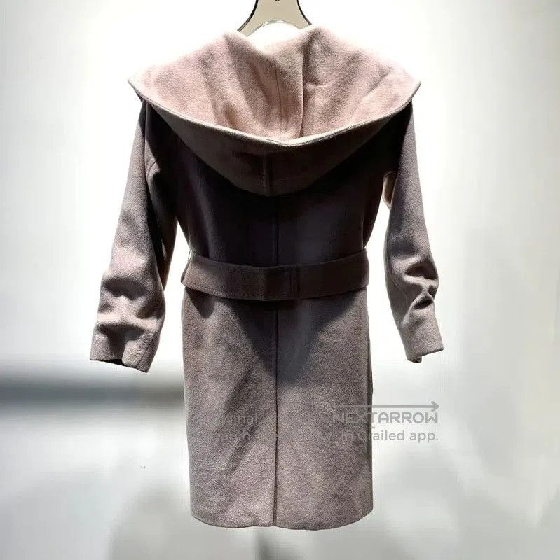 Max Mara MaxMara Light Pink Wool Women's Coat . Size XXS / US 00 / IT 34 - 2 Thumbnail