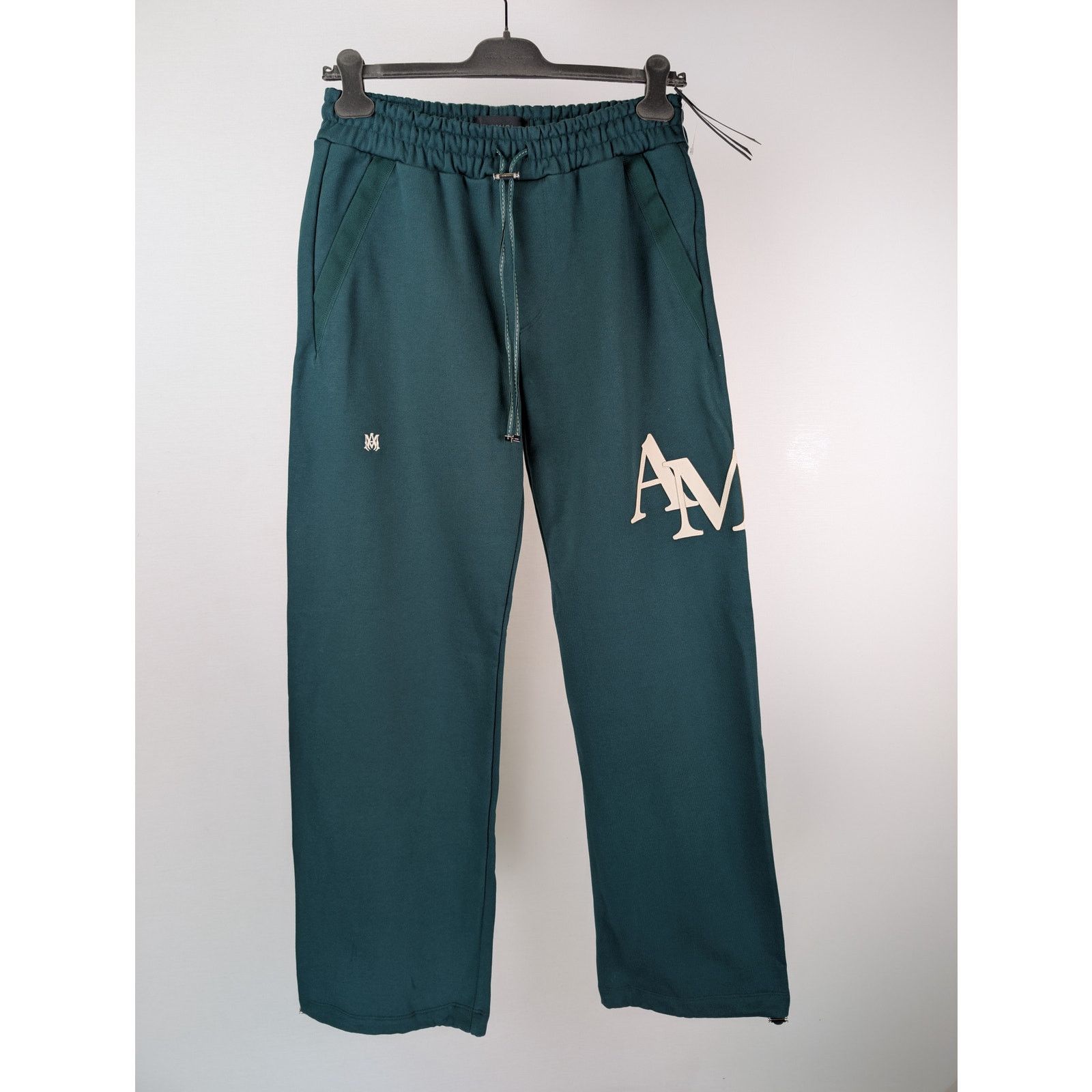 Amiri o1rshd1 Amiri Staggered Sweatpants in Rain Forest Size US 34 / EU 50 - 2 Thumbnail