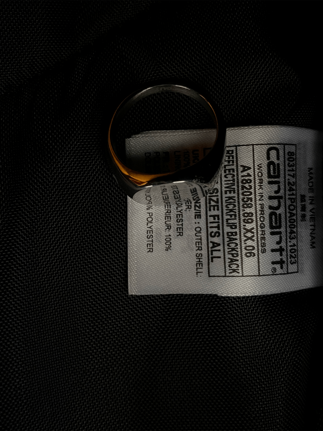 Carhartt Wip Carhartt WIP Reflective Kickflip Backpack Black Size ONE SIZE - 7 Thumbnail
