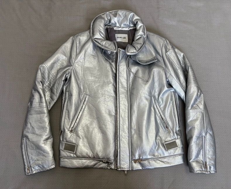 Helmut Lang HELMUT LANG Silver Aerospace jacket Size US M / EU 48-50 / 2 - 2 Thumbnail
