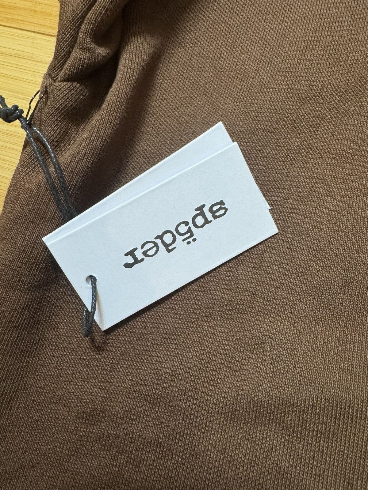 Sp5der SP5DER BROWN RHINESTONE OG WEB HOODIE - SIZE LARGE Size US L / EU 52-54 / 3 - 10 Thumbnail
