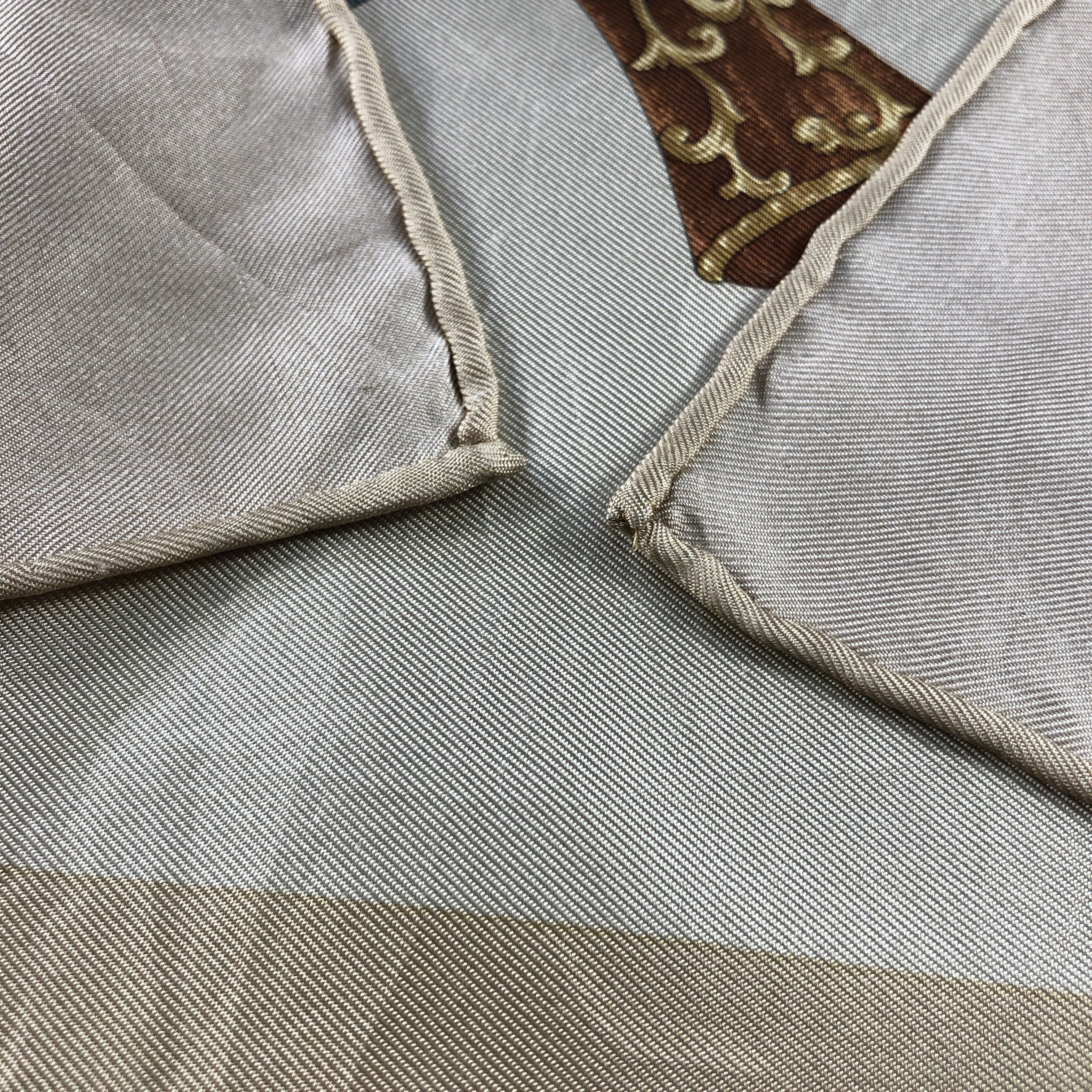 Trussardi Vintage Trussardi Luxury Design Silk Scarf M1198 Size ONE SIZE - 5 Thumbnail