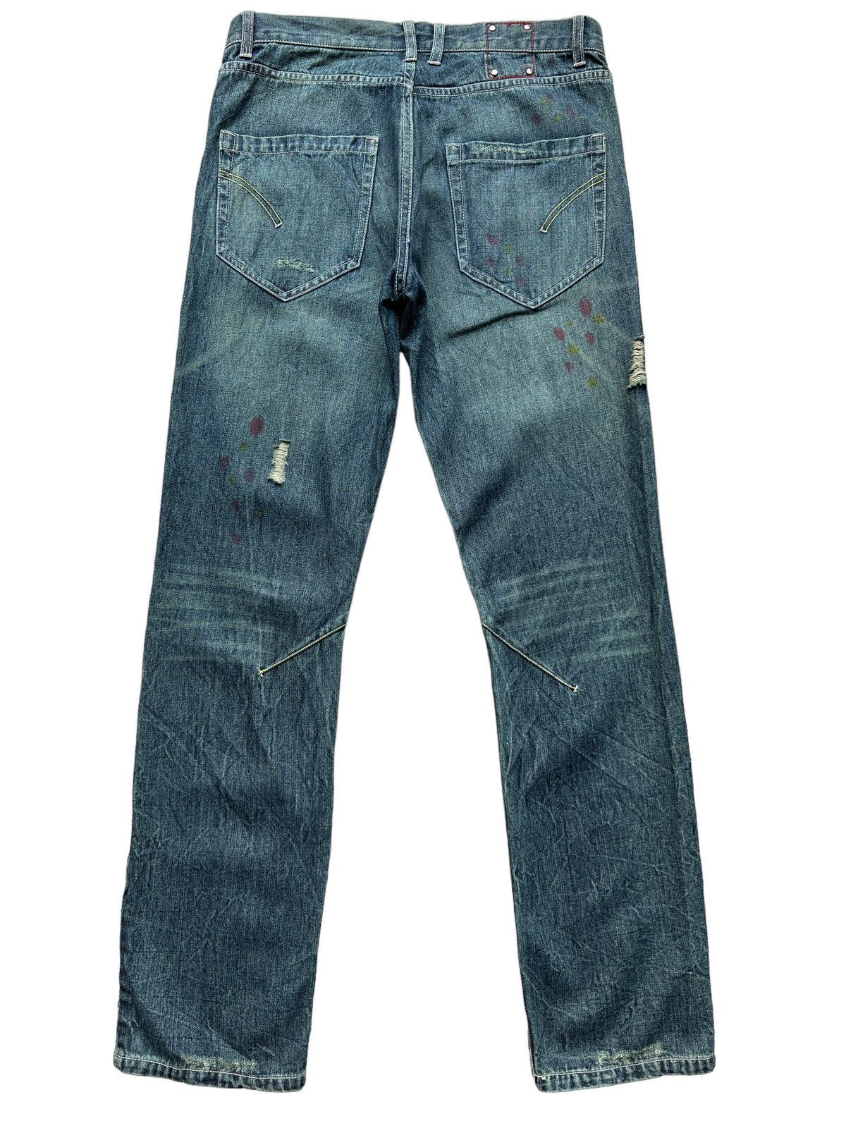 Japanese Brand Jungle Storm Japan Straight Cut Denim Jeans Size US 32 / EU 48 - 3 Thumbnail