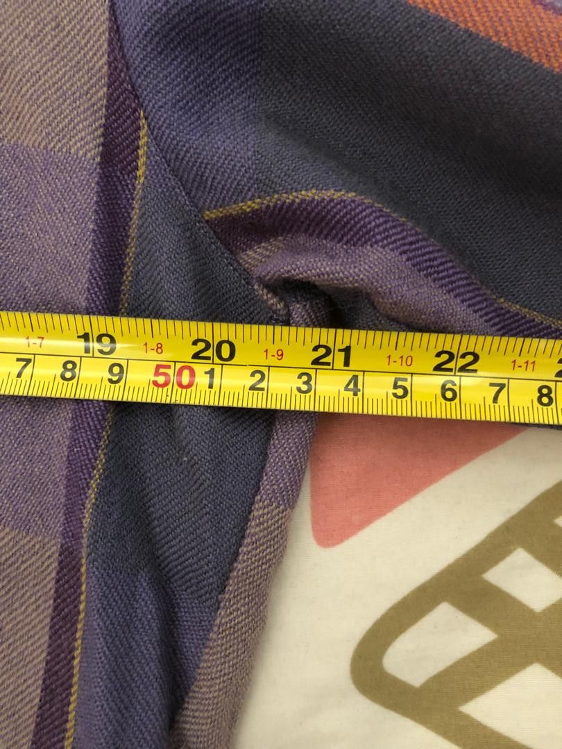 Japanese Brand Japanese Wool Plaid Shirt Boxy Fit Minimal Overshirt Size US M / EU 48-50 / 2 - 8 Thumbnail