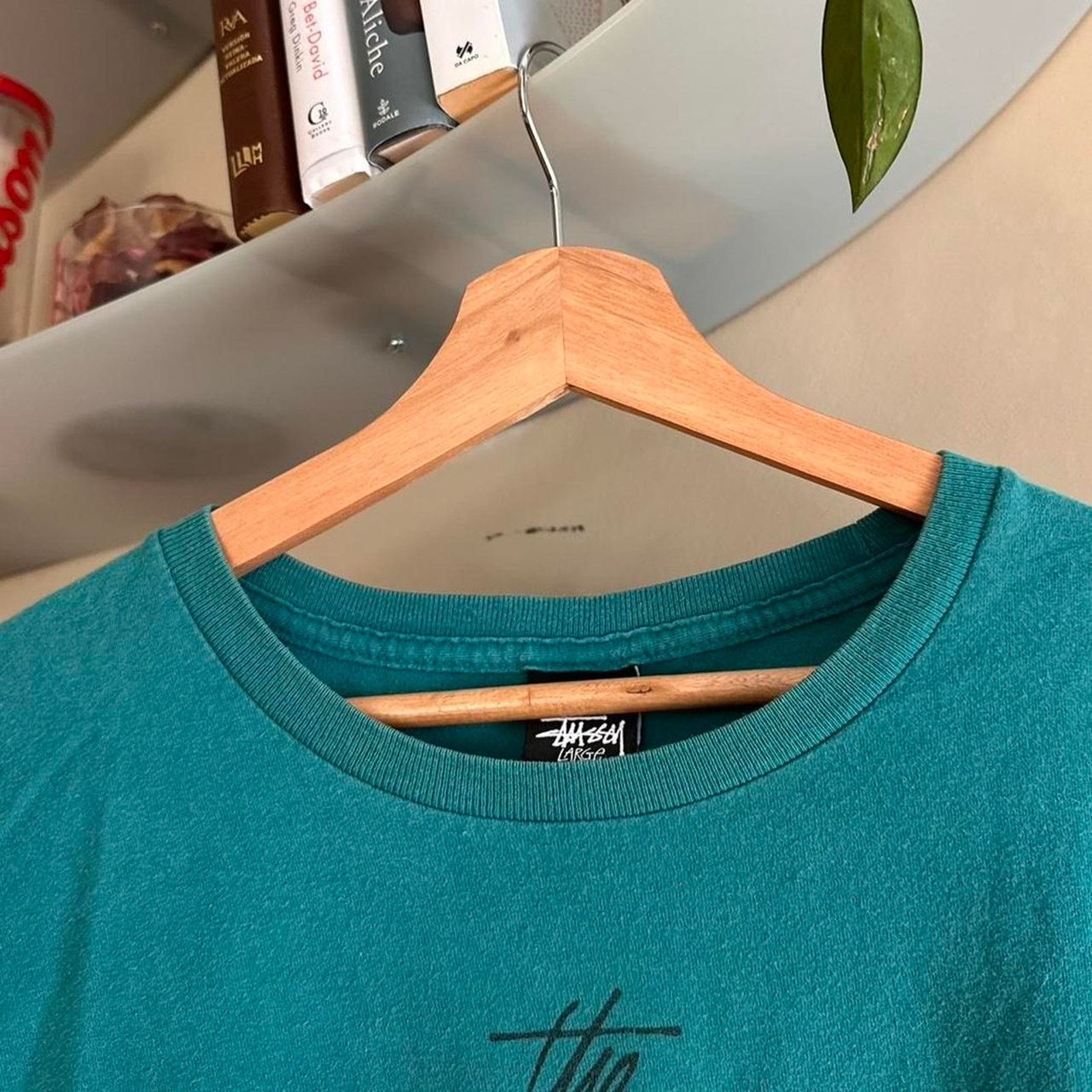 Stussy × Vintage Vintage Y2K Stussy International Crew Shirt Size US L / EU 52-54 / 3 - 4 Thumbnail