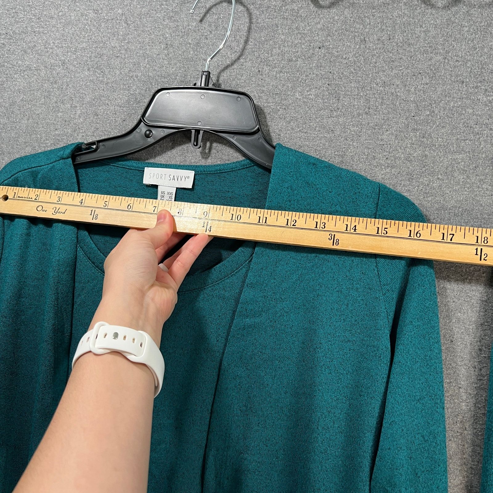 Other Sport Savvy Regular Heathered Soft Jersey Cardigan- Tank Size XXS / US 00 / IT 34 - 6 Thumbnail