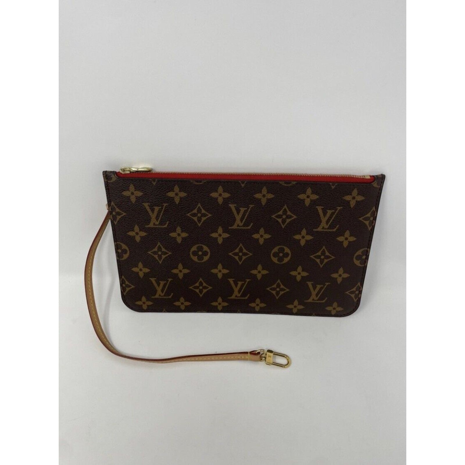 Louis Vuitton Louis Vuitton Cherry Red Monogram Neverfull Pochette Cerise Size ONE SIZE - 2 Thumbnail