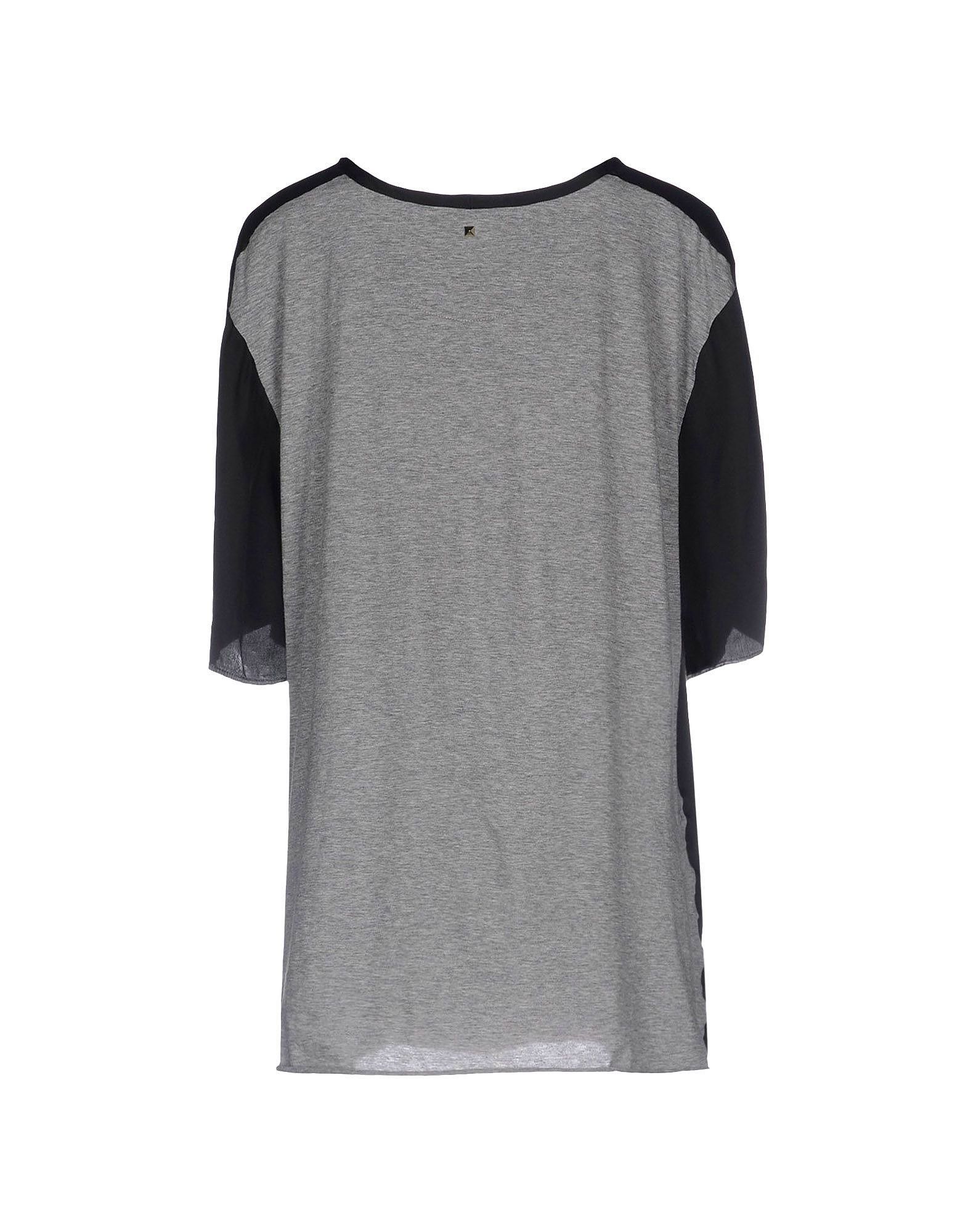 Valentino Valentino black Cupro And Cotton T-shirt Size S / US 4 / IT 40 - 2 Thumbnail