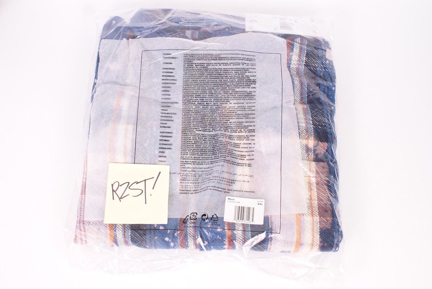 Awake NY × Jordan Brand 2024 Jordan x Awake NY Bleached Flannel Shirt FQ5453 498 Size US XXL / EU 58 / 5 - 5 Thumbnail