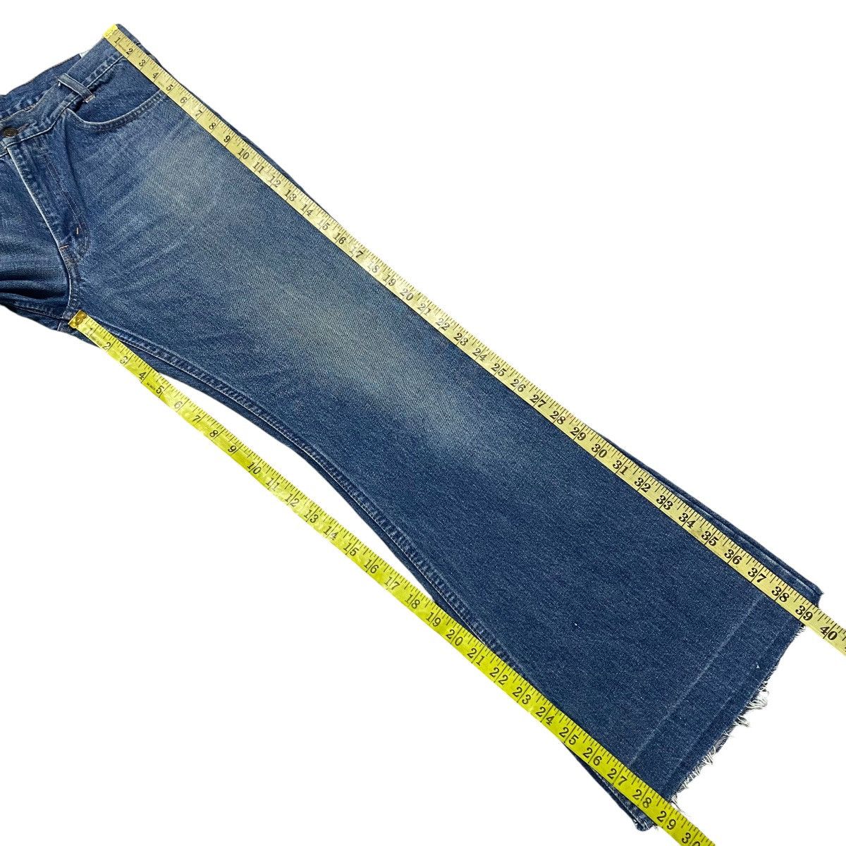 Orslow Orslow Denim Flare Jeans Washed Blue Hedi Slimane Size US 30 / EU 46 - 16 Thumbnail