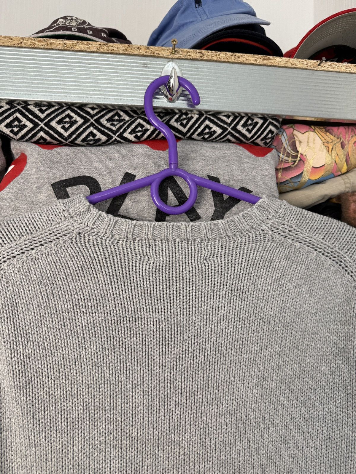 Polo Ralph Lauren Polo Ralph Lauren Knit Gray Sweater Cotton Mens Size US M / EU 48-50 / 2 - 4 Thumbnail