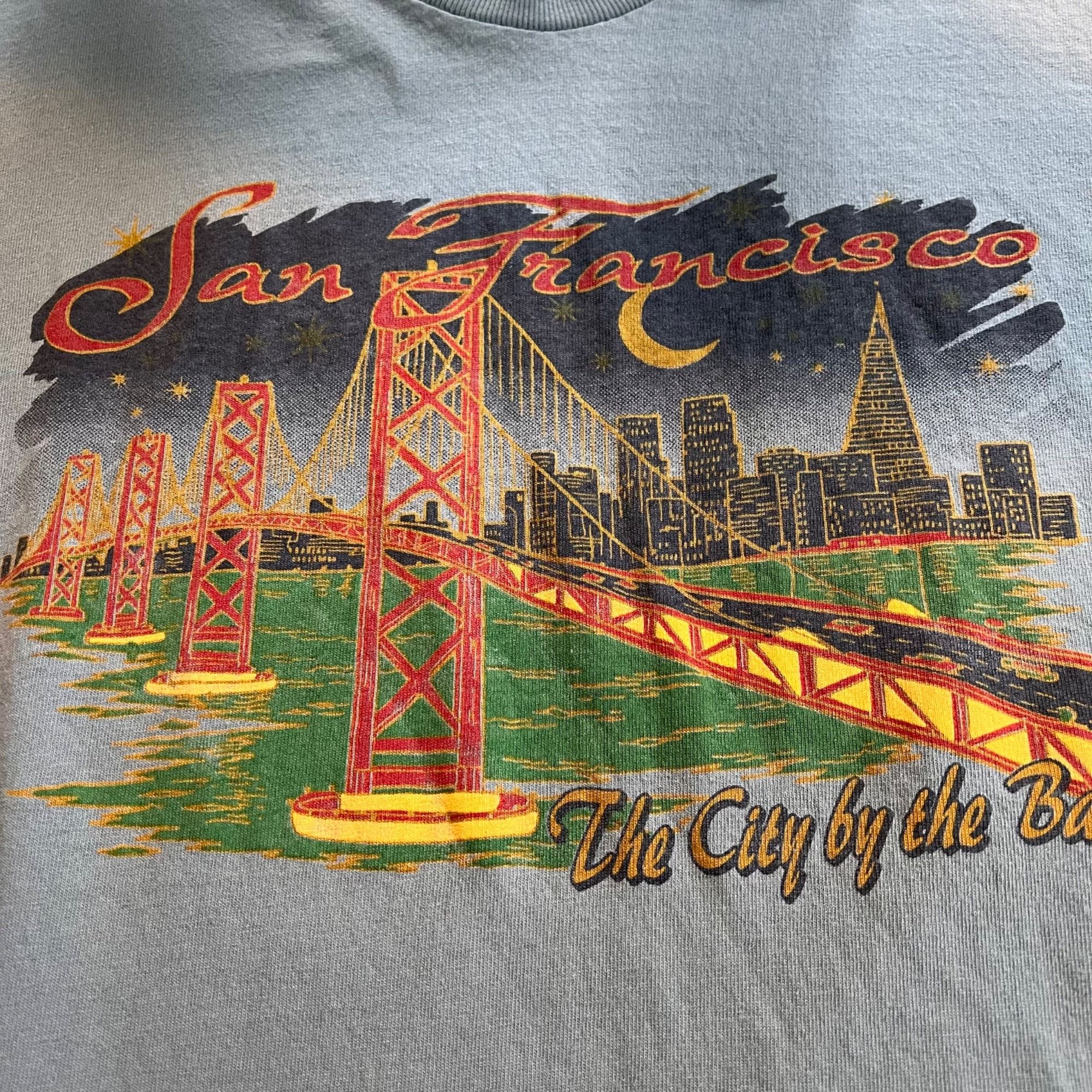 Vintage Vintage Powder Blue San Francisco Tee XL Size US XL / EU 56 / 4 - 6 Thumbnail