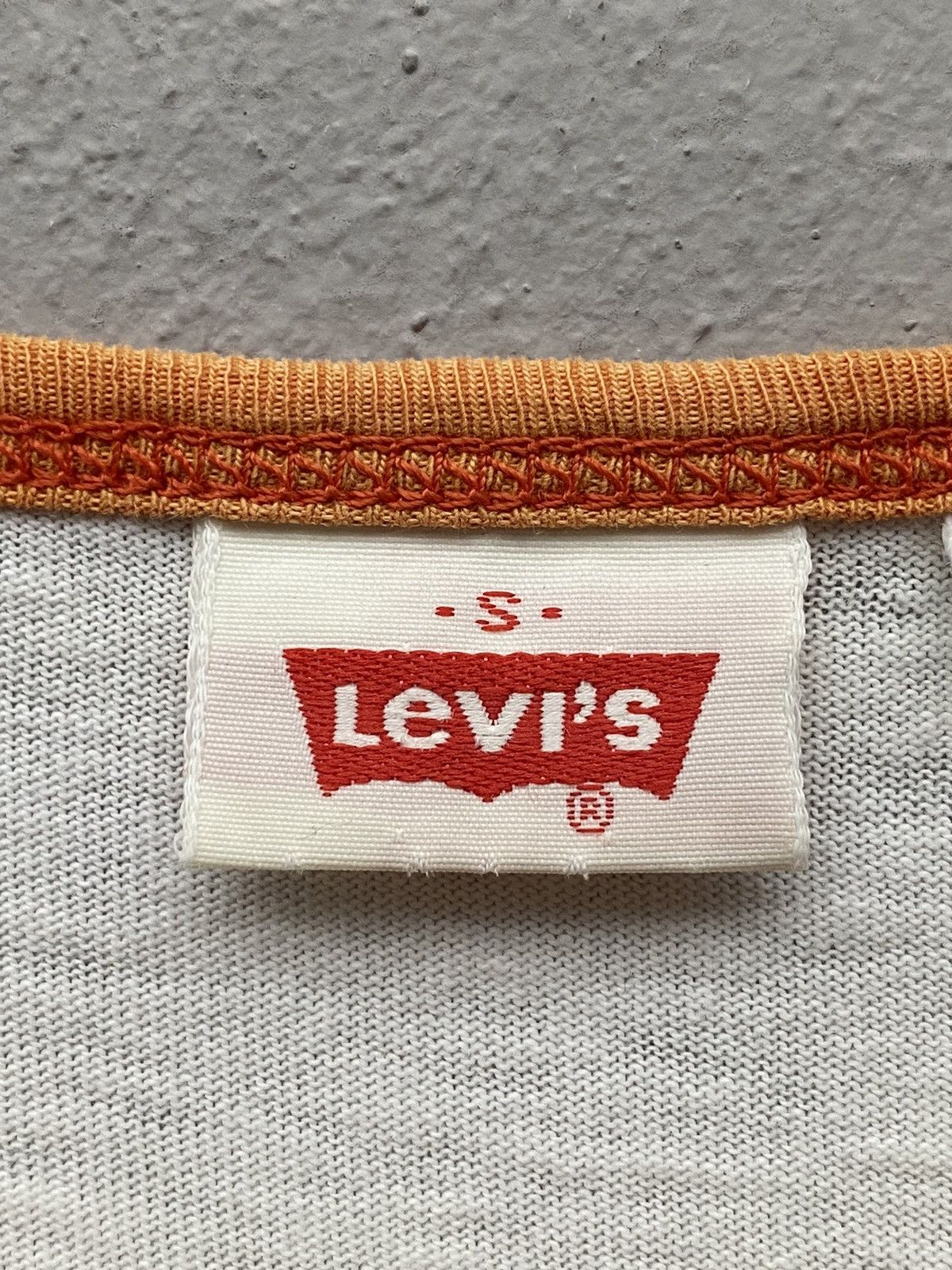 LVC × Levi's × Levi's Vintage Clothing 70’s Reproduction LVC Levi’s Vintage Clothing Batwing Ringer Size US S / EU 44-46 / 1 - 6 Thumbnail