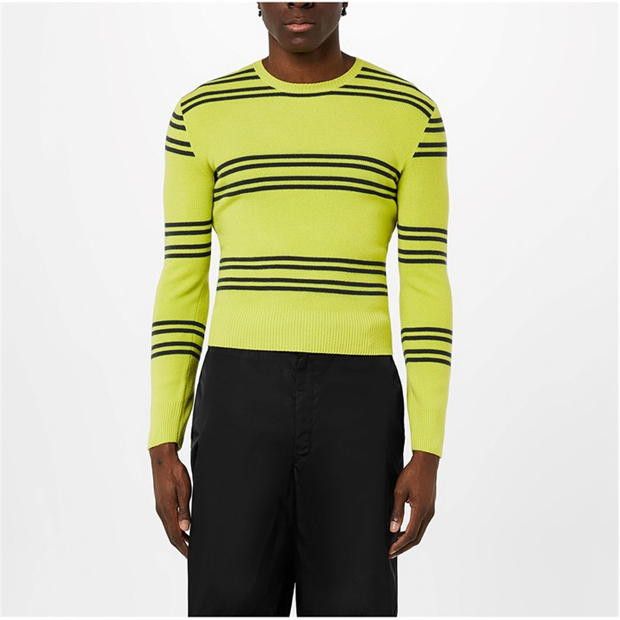 Prada PRADA Striped Sweatshirt Size US XL / EU 56 / 4 - 2 Thumbnail