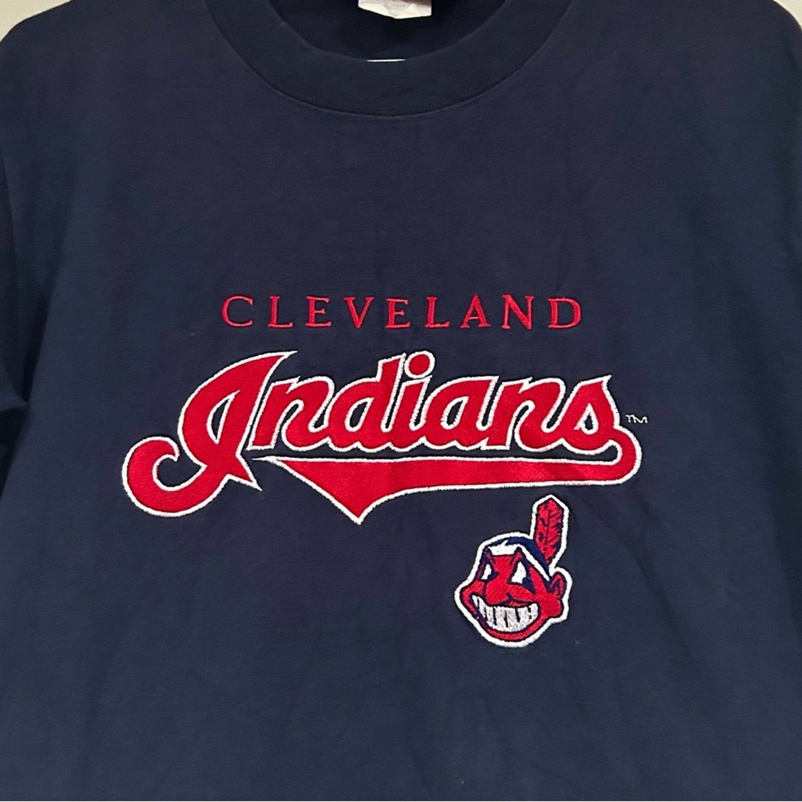 Other Vintage Cleveland Indians Baseball Embroidered Shirt Size US M / EU 48-50 / 2 - 2 Thumbnail