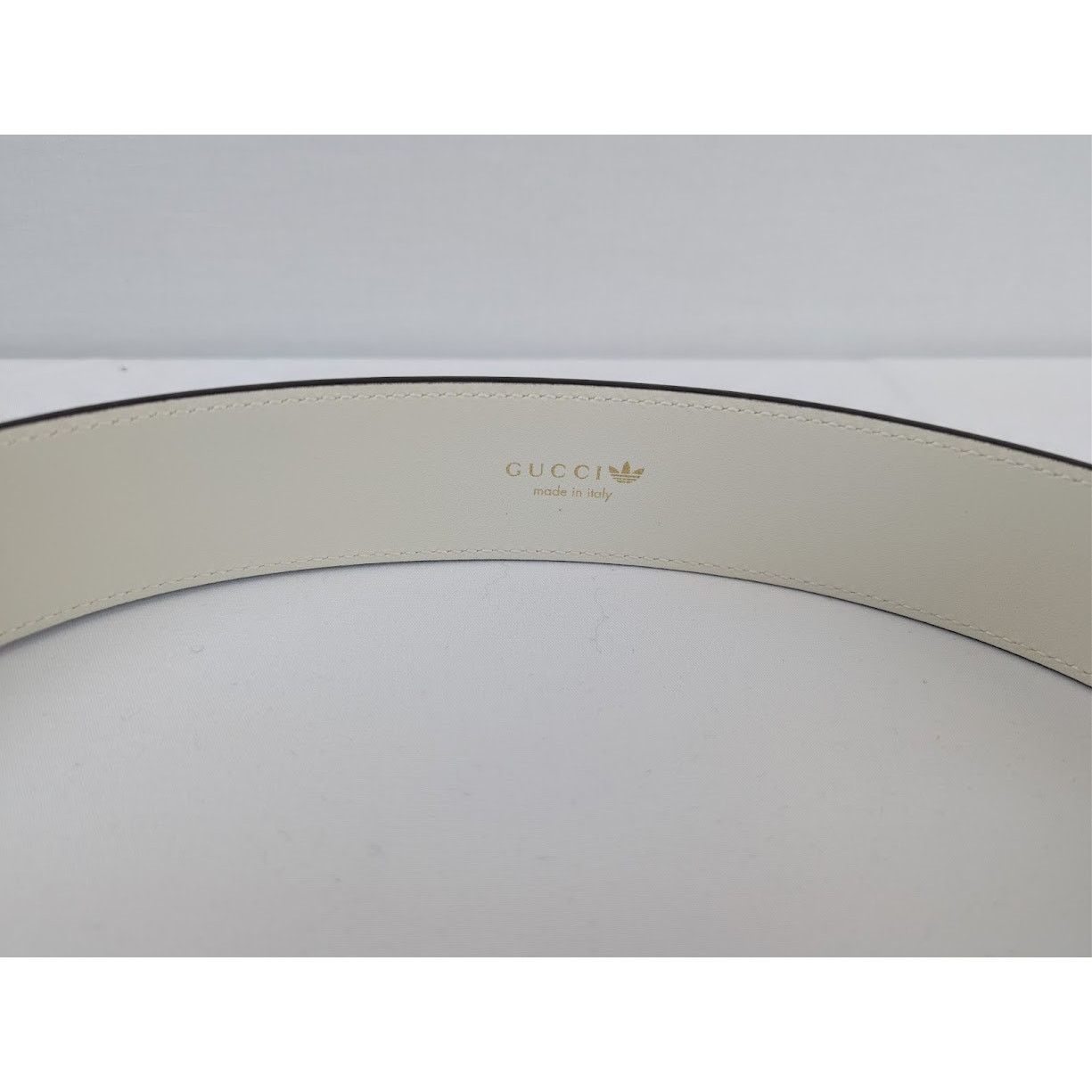 Adidas × Gucci o1rshd1 Size: 75 / M Belt W.40 GG Mar in Cream Size 30 - 4 Thumbnail