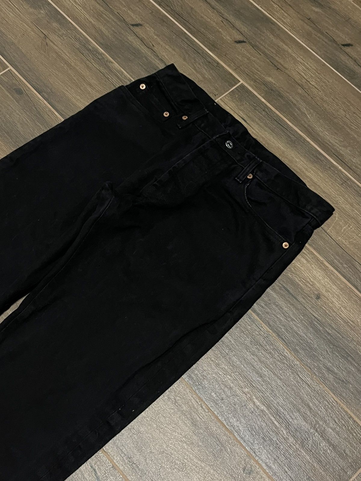 Levi's × Vintage Vintage 90s Levis 501 Jeans Faded Black made in usa Size US 34 / EU 50 - 2 Thumbnail