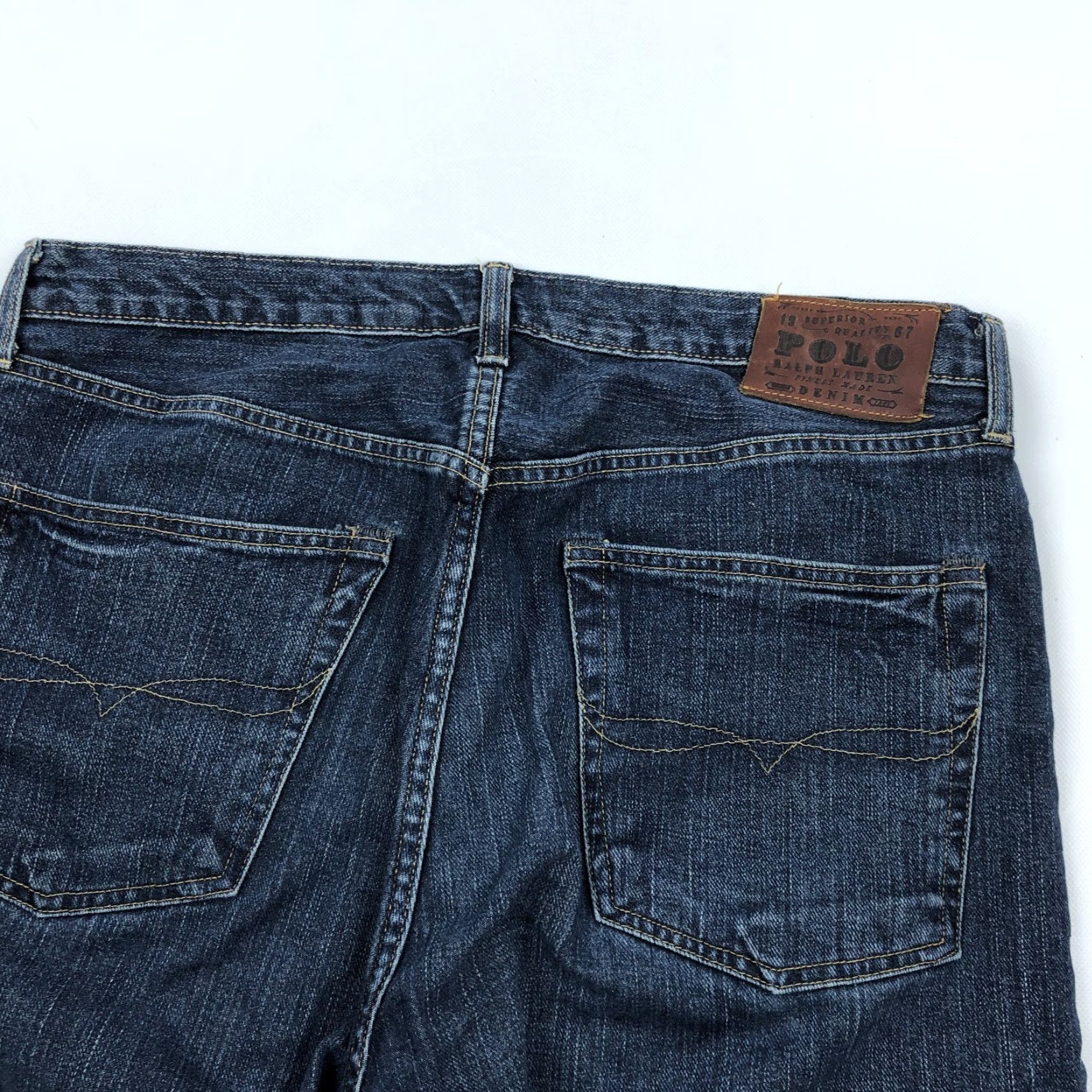 Polo Ralph Lauren Polo Ralph Lauren Polo Ralph Lauren Cortlandt 300 Jeans 34x32 Blue Denim Straight 5-Pocket Men Jeans Size US S / EU 44-46 / 1 - 3 Thumbnail