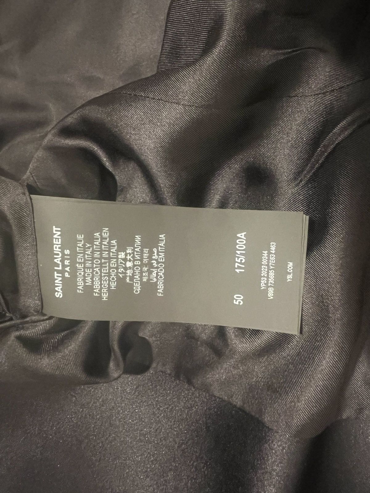 Saint Laurent Paris Saint Laurent mens tuxedo blazer 50/40. $3400 Size 40R - 9 Thumbnail