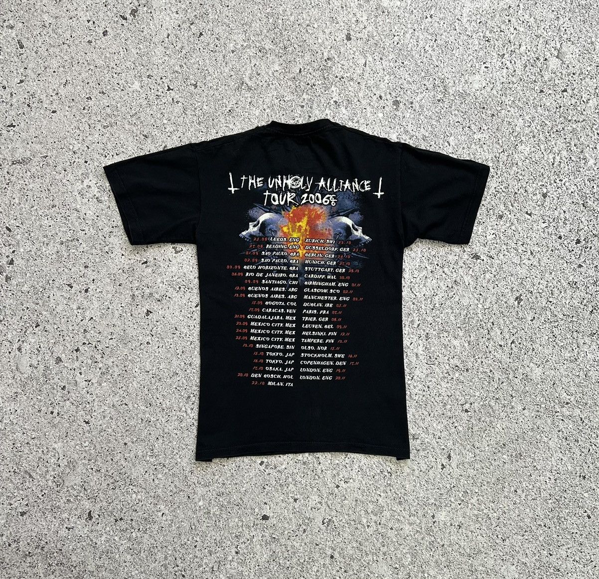 Band Tees Vintage Slayer The Unholy Alliance Tour 2006 T-Shirt Y2K Size US S / EU 44-46 / 1 - 6 Thumbnail