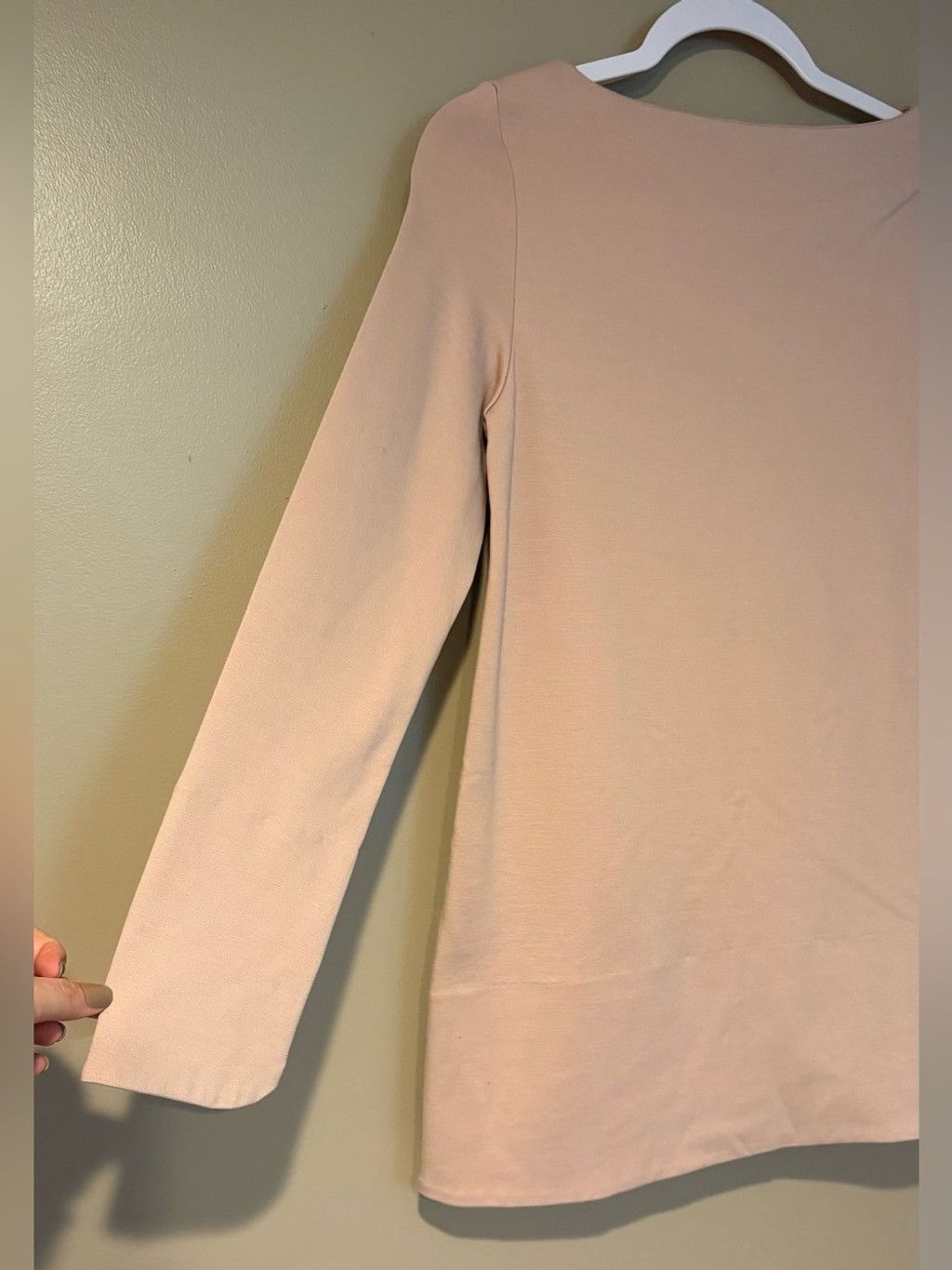 Cos COS blush pink boatneck structured oversized tunic shift dre Size XS / US 0-2 / IT 36-38 - 3 Thumbnail