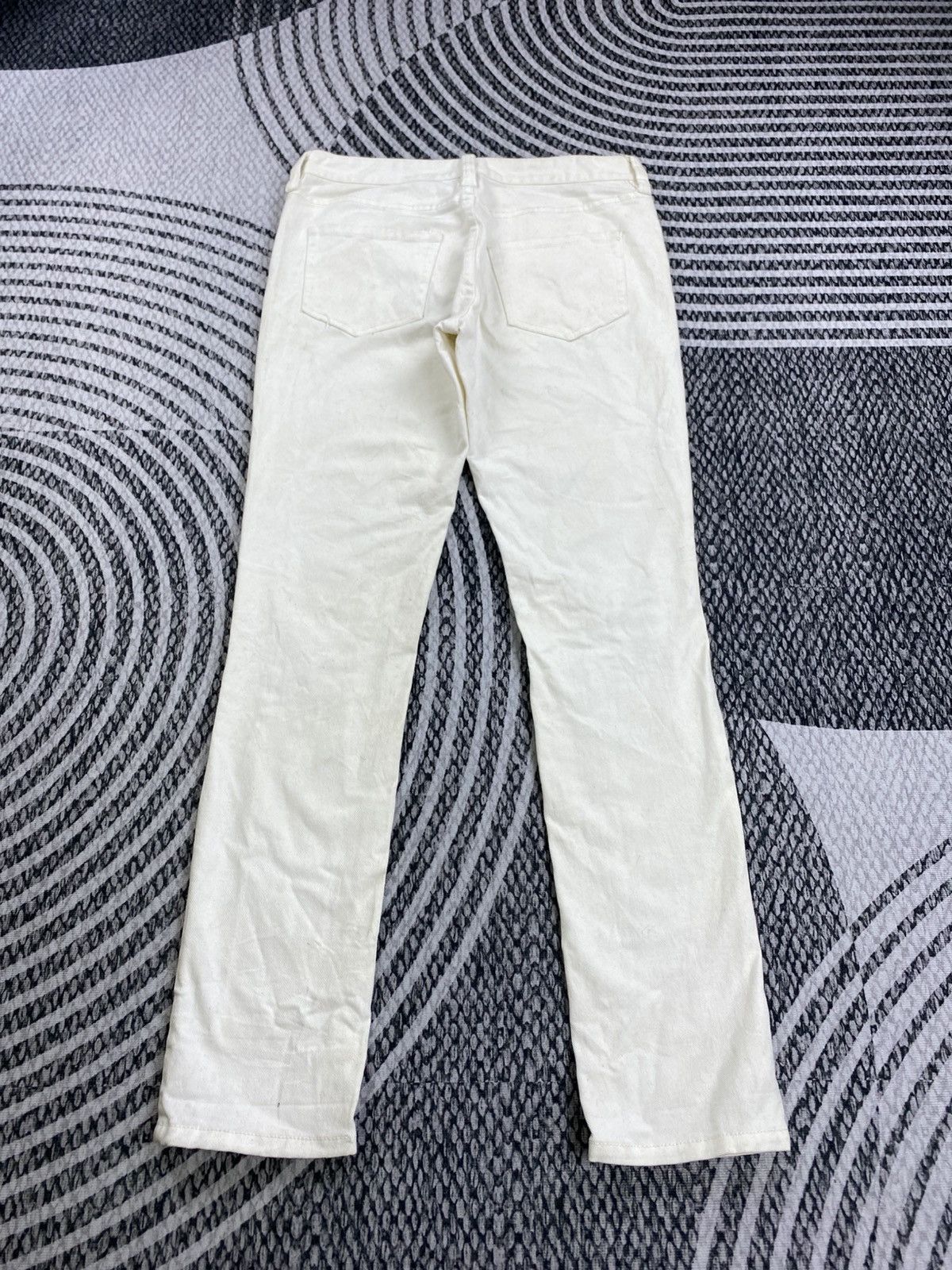 French Connection French Connection Pure White Straight Cut Pants Size US 31 - 2 Thumbnail