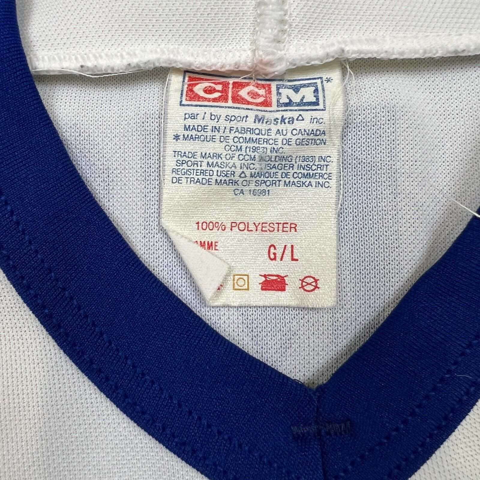 Ccm × NHL × Vintage Vintage 90s CCM Doug Gilmour Toronto Maple Leafs NHL Jersey Size US L / EU 52-54 / 3 - 8 Thumbnail