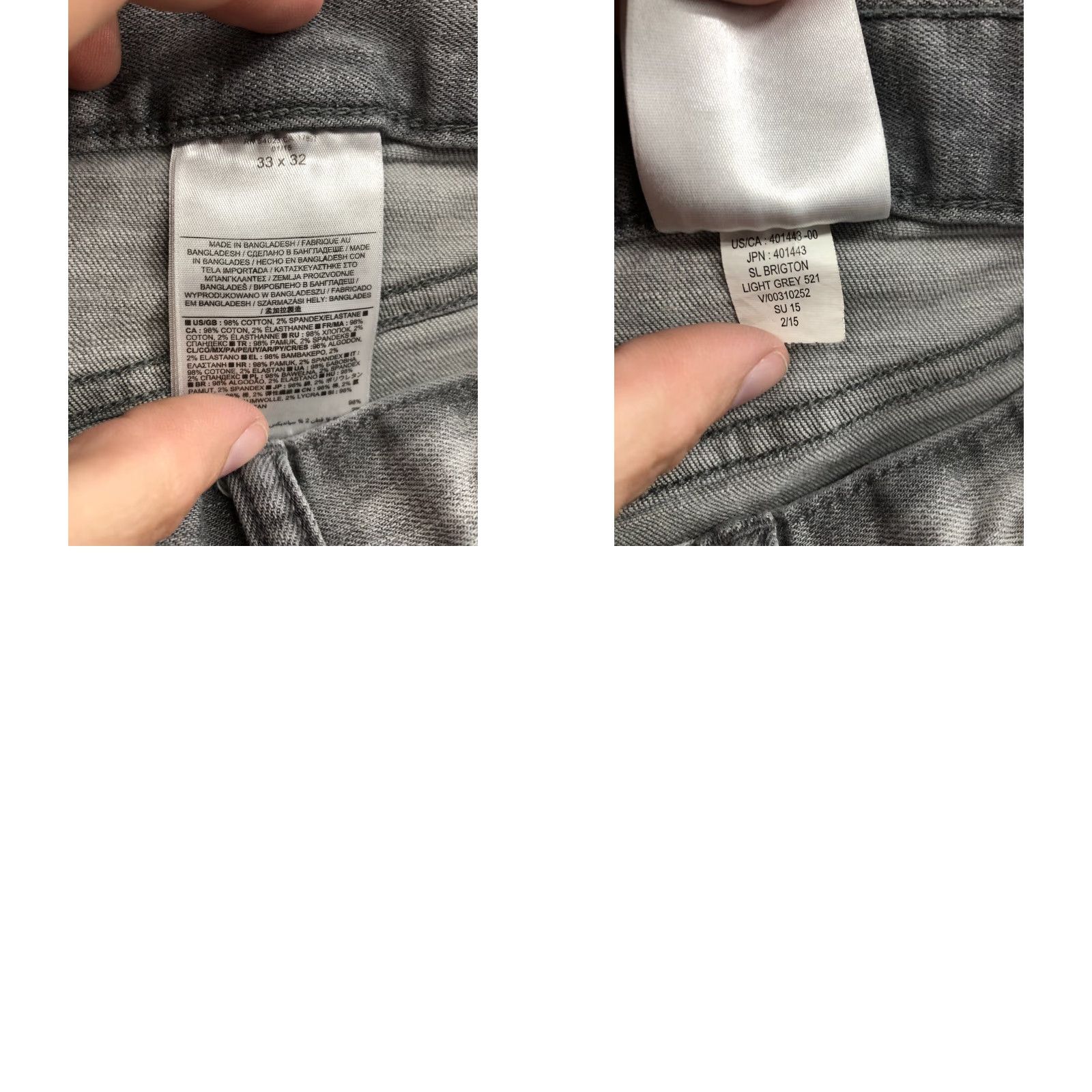 Banana Republic Banana Republic Jeans Slim Straight Womens Medium Gray 33x32 Size 24" / US 00 / IT 34 - 9 Thumbnail