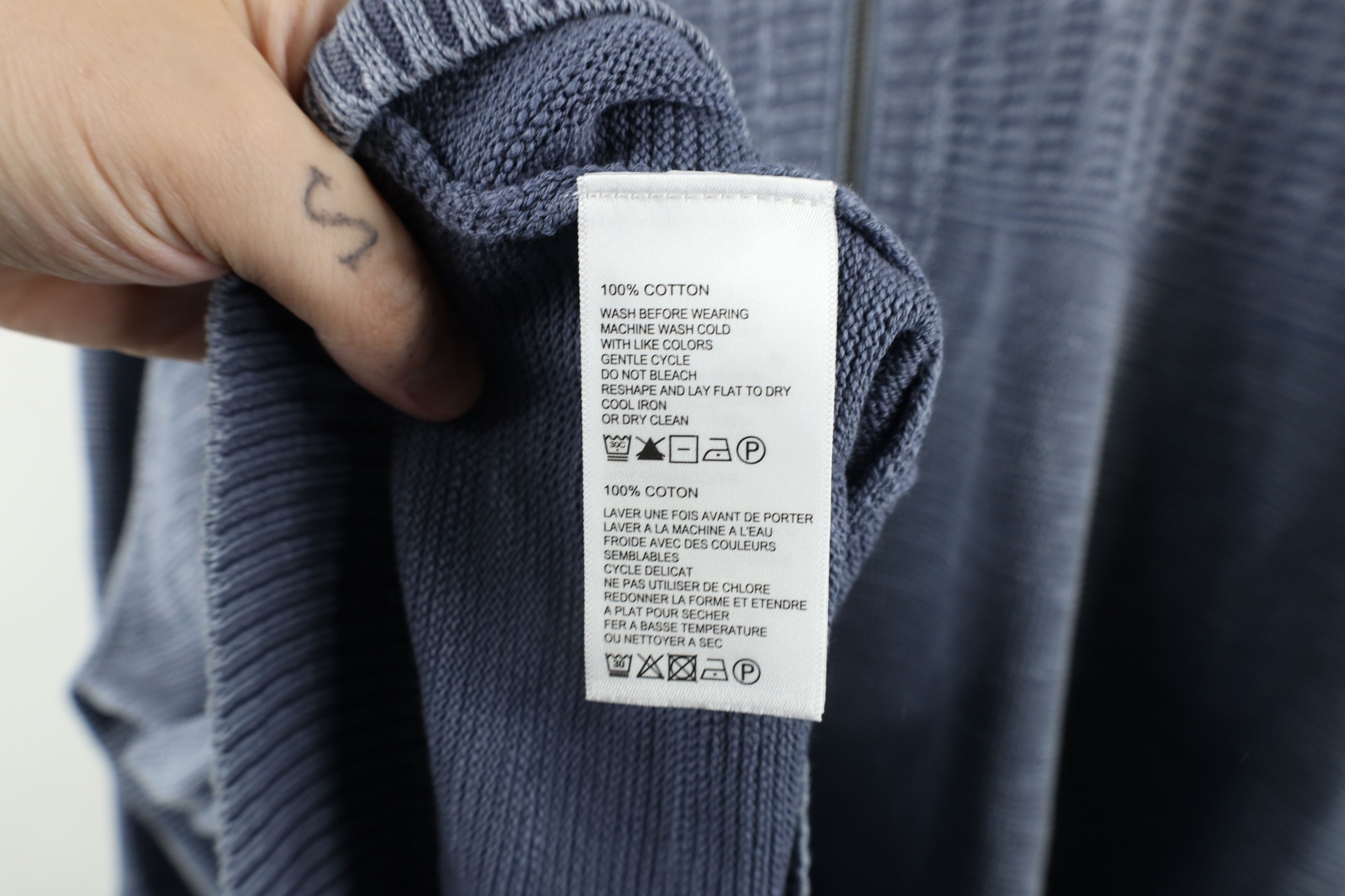 Tommy Bahama × Vintage Tommy Bahama Cotton Ribbed Knit Half Zip Pullover Sweater Size US XXL / EU 58 / 5 - 8 Thumbnail